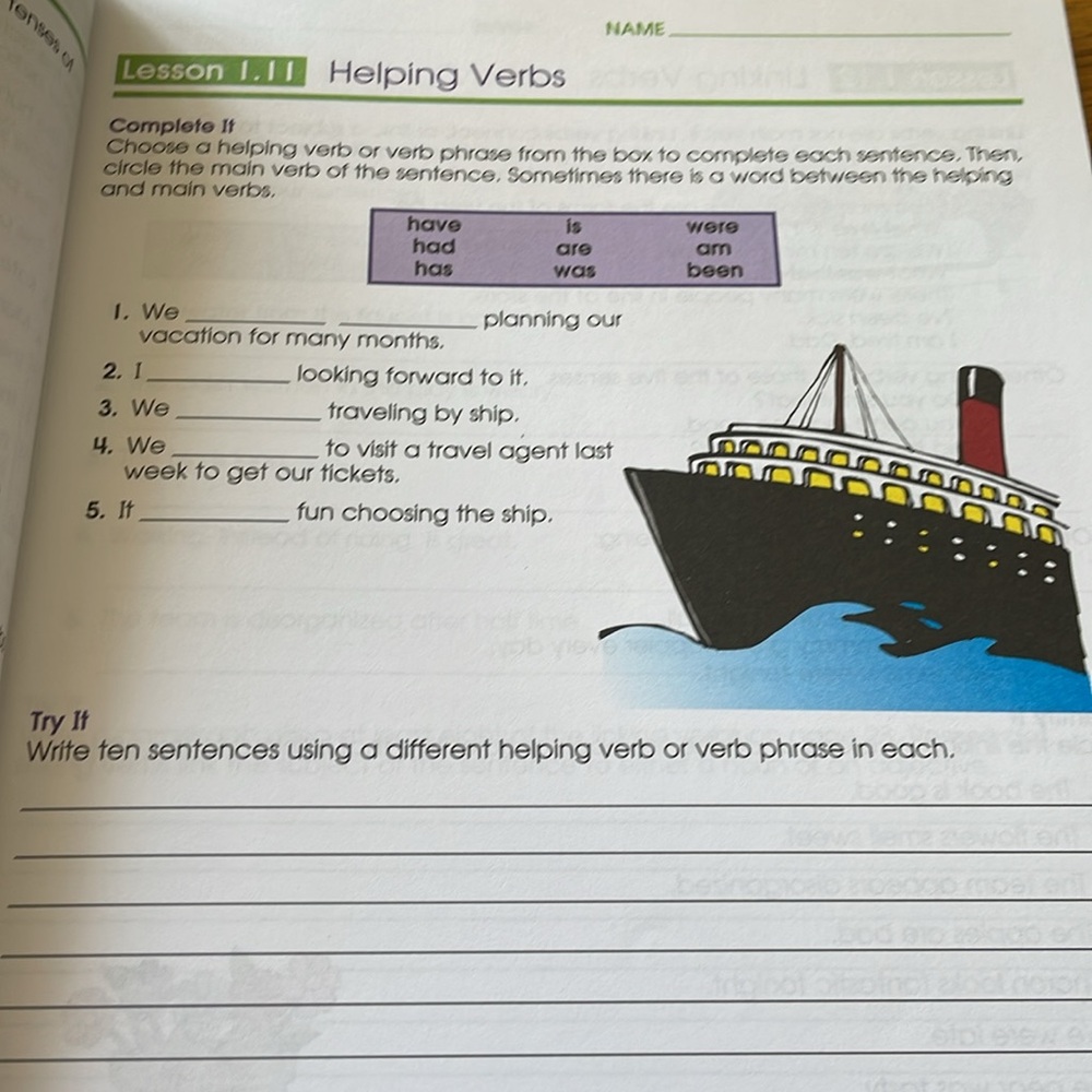 Spectrum Language Arts Grade 5 - Picture 9 of 12
